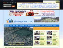 Tablet Screenshot of gharjaggabazar.com